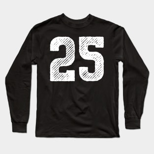 Rough Number 25 Long Sleeve T-Shirt